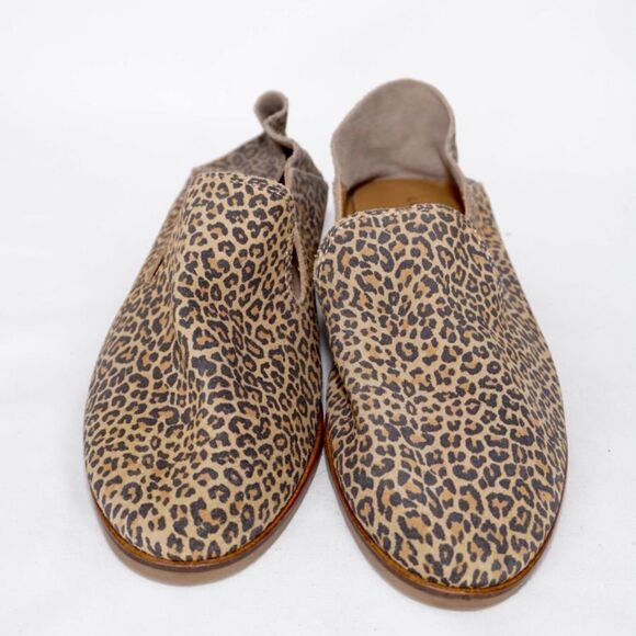 Lucky Brand 'Cahlil' Leopard-Print Suede Loafers, Size 9 - Picture 2 of 8